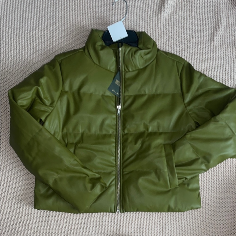 Active USA Olive Green Puffer Jacket